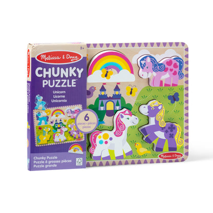 Melissa & Doug Unicorn Chunky Puzzle
