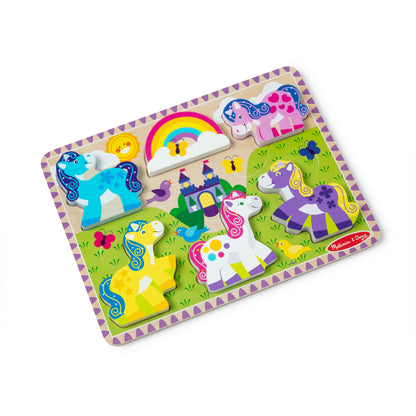 Melissa & Doug Unicorn Chunky Puzzle