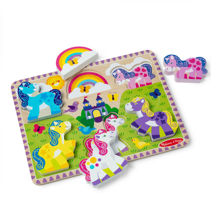 Melissa & Doug Unicorn Chunky Puzzle