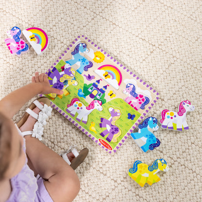 Melissa & Doug Unicorn Chunky Puzzle