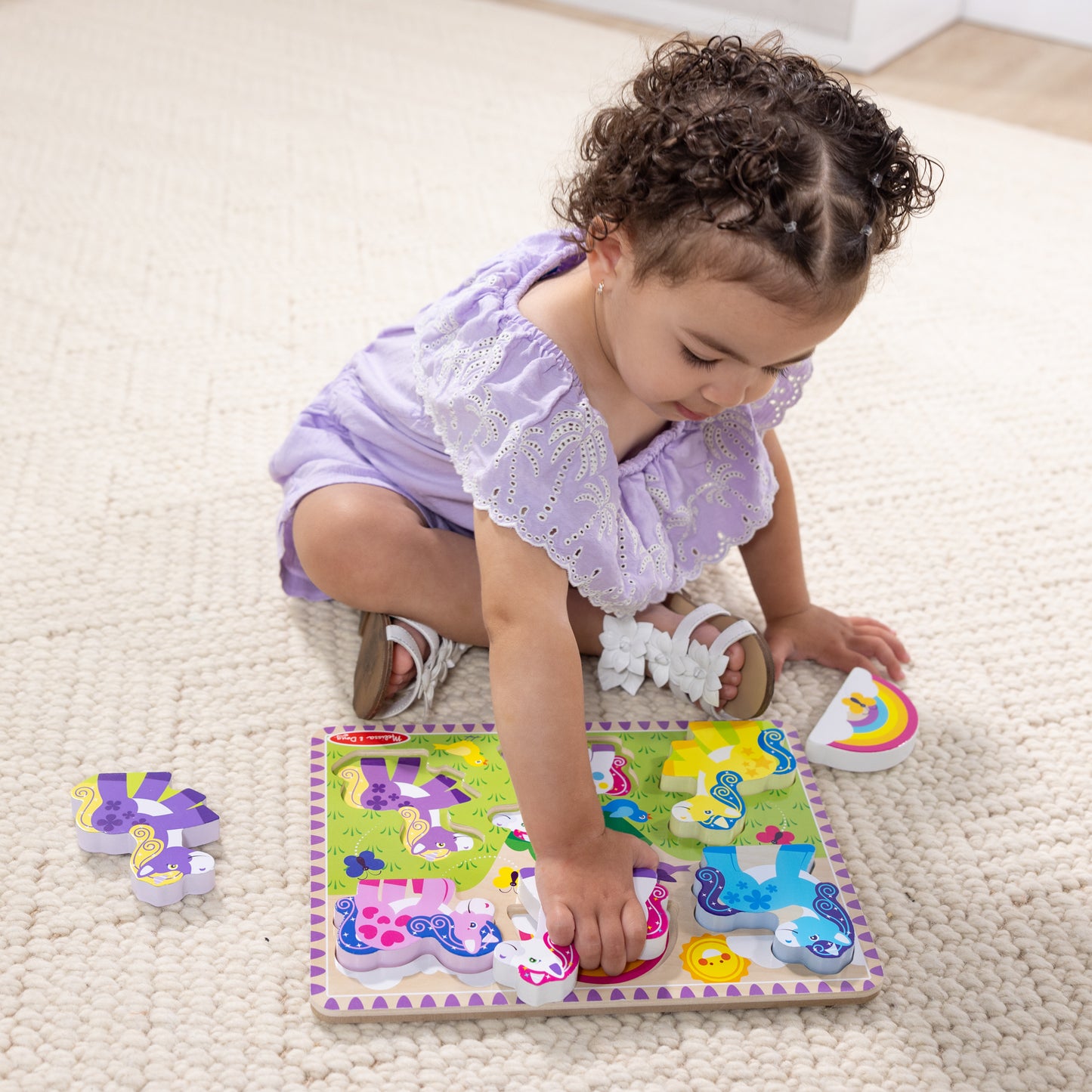 Melissa & Doug Unicorn Chunky Puzzle