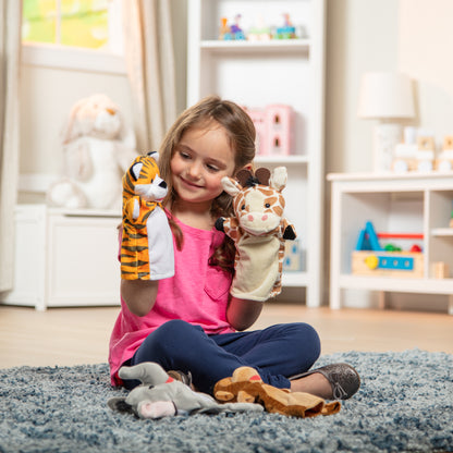 Melissa & Doug Hand Puppet Zoo Friends