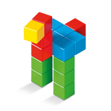 Geomag Magicube Full Colour Recycled Bulk 128 pcs