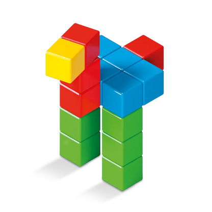 Geomag Magicube Full Colour Recycled Bulk 128 pcs