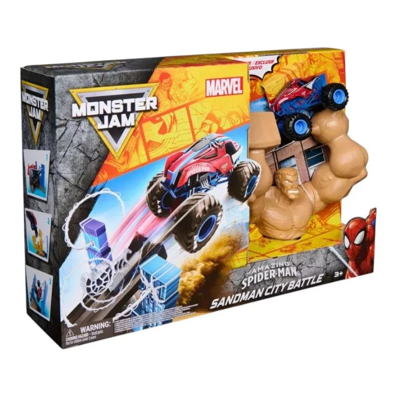 Monster Jam Marvel Spider-Man Playset Boxed