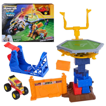 Monster Jam 1:64 Scale Smash & Bash Crash Course Playset