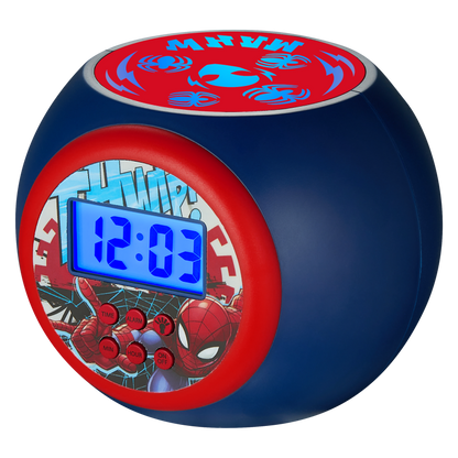 Marvel Spiderman Projector Alarm Clock