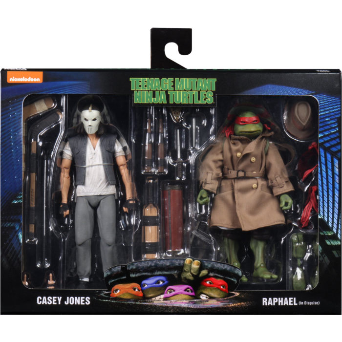 TMNT Disguise 2 Casey Jones & Raphael 7" Scale Action Figure