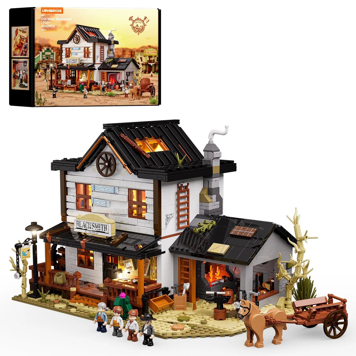 PRE-ORDER | Lumibricks Old West Blacksmith