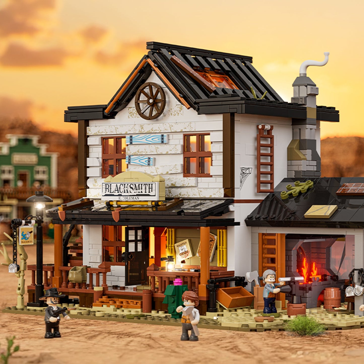 PRE-ORDER | Lumibricks Old West Blacksmith