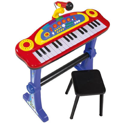 My Music World Standing Keyboard Blue