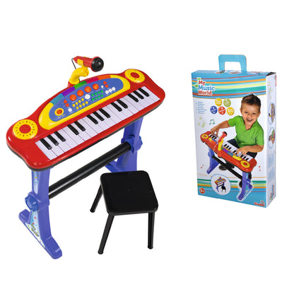 My Music World Standing Keyboard Blue