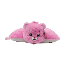 Pink Cheer Bear plush pillow with smiling face and soft wings