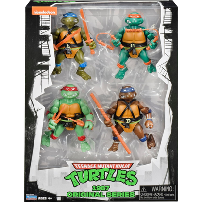 TMNT Classic 1987 Original Turtle Figures 4 Pack