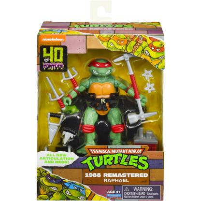 TMNT Classic 40th Anniversary Collector Remastered Animated Figure Raphael
