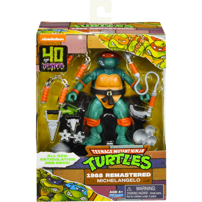 TMNT Classic 40th Anniversary Collector Remastered Animated Figure Michelangelo