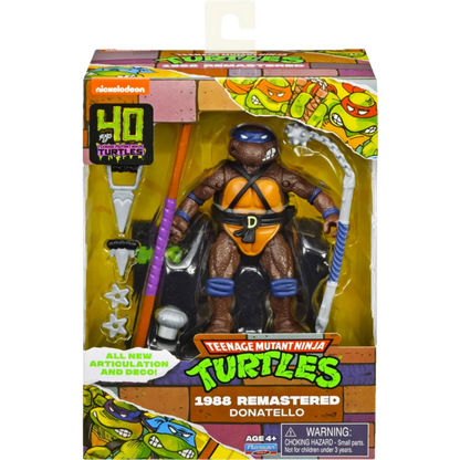TMNT Classic 40th Anniversary Collector Remastered Animated Figure Donatello