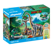 Playmobil Brachiosaurus with Hovercraft