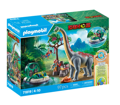 Playmobil Brachiosaurus with Hovercraft
