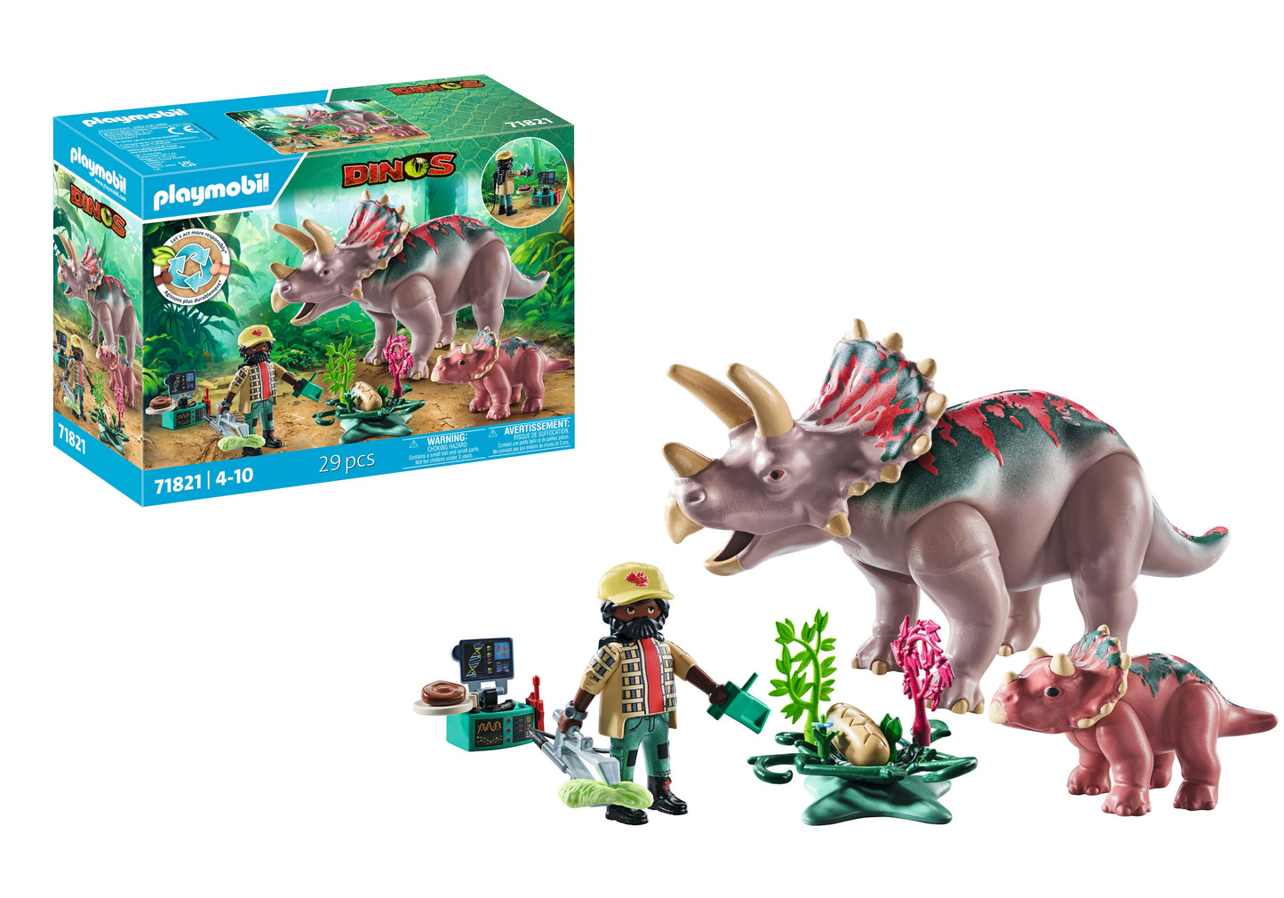 Playmobil Triceratops Family