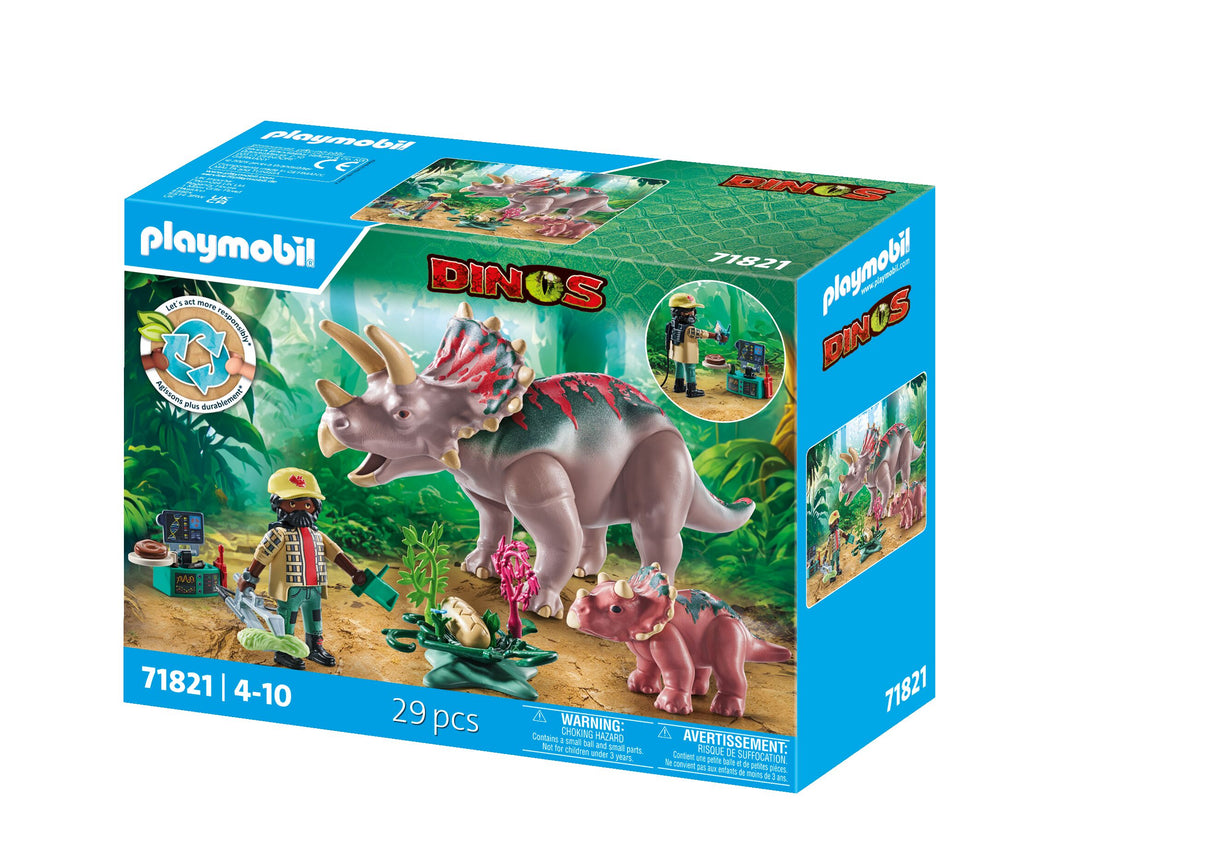 Playmobil Triceratops Family