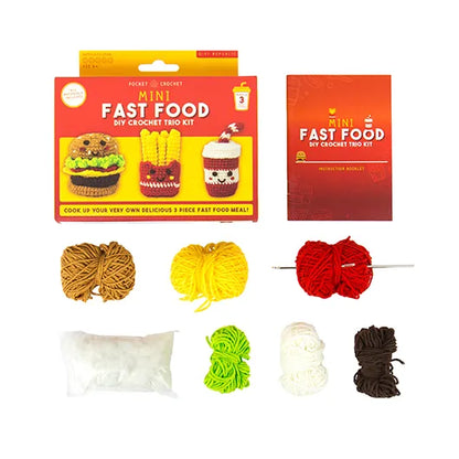 Gift Republic Pocket Crochet Crafts Fast Food