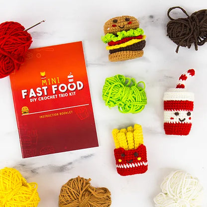 Gift Republic Pocket Crochet Crafts Fast Food