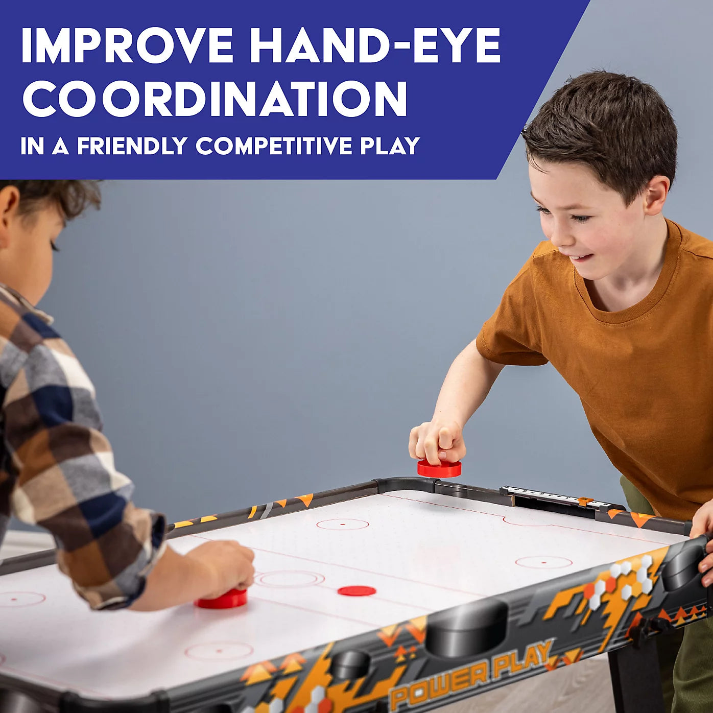 Power Play 3ft Air Hockey Table With Folding Legs