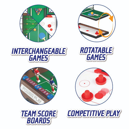 Power Play 27" 4 in 1 Games Table