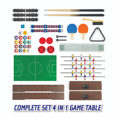 Power Play 27" 4 in 1 Games Table