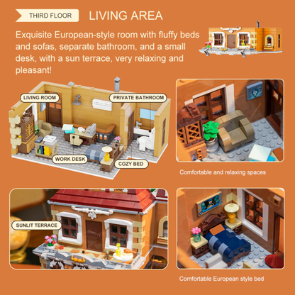 Pantasy Retro Bakery Construction Set (2663 Pcs)