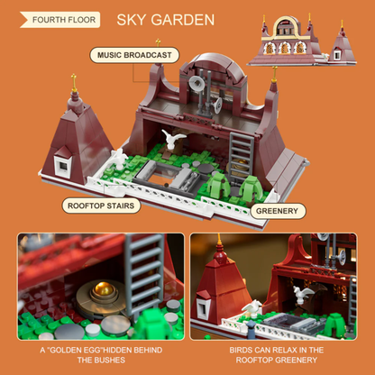 Pantasy Retro Bakery Construction Set (2663 Pcs)
