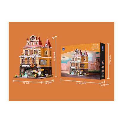 Pantasy Retro Bakery Construction Set (2663 Pcs)