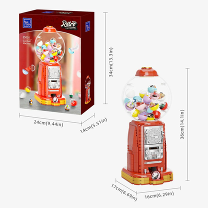 Pantasy Retro Gumball Machine Construction Set (892 pcs)