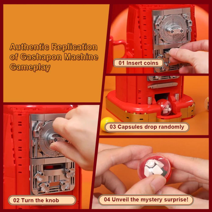 Pantasy Retro Gumball Machine Construction Set (892 pcs)