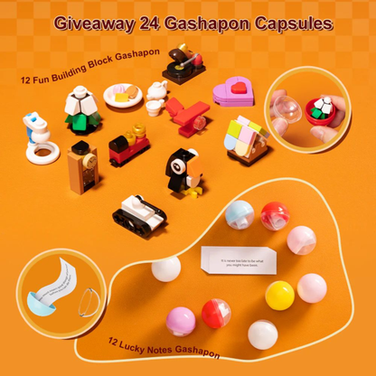 Pantasy Retro Gumball Machine Construction Set (892 pcs)
