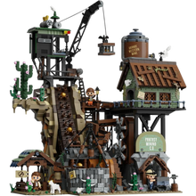 Pantasy Retro Series Western Mine Construction Set (2990 Pcs)