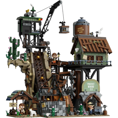 Pantasy Retro Series Western Mine Construction Set (2990 Pcs)