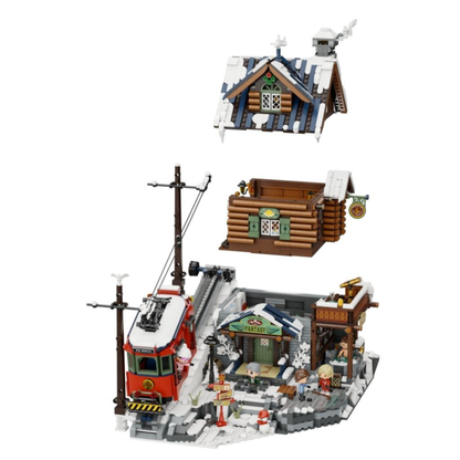 Pantasy Retro Series Summit Cabin Construction Set (3135 Pcs)