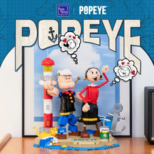Pantasy Popeye With Olive Figure Set (1209 Pieces)
