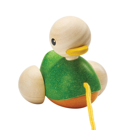 PlanToys Montessori-Inspired Pull-Along Duck