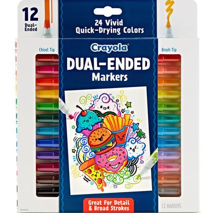 Crayola 12pc Dual-Ended Markers