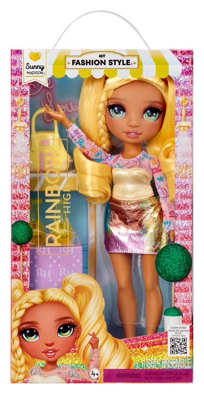 Rainbow High My Fashion Style Fashion Dolls Sunny Madison