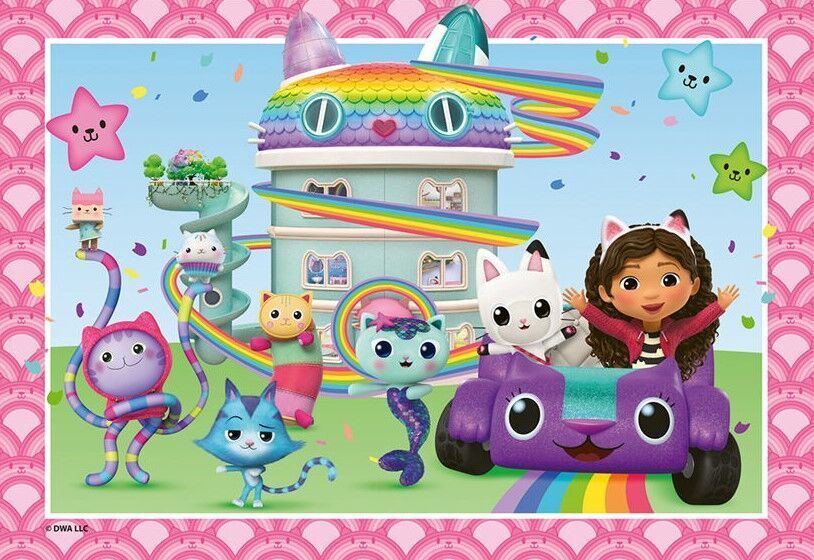 Ravensburger Gabby's Dollhouse Cat-errific Celebration 2x24 Piece Jigsaw Puzzle