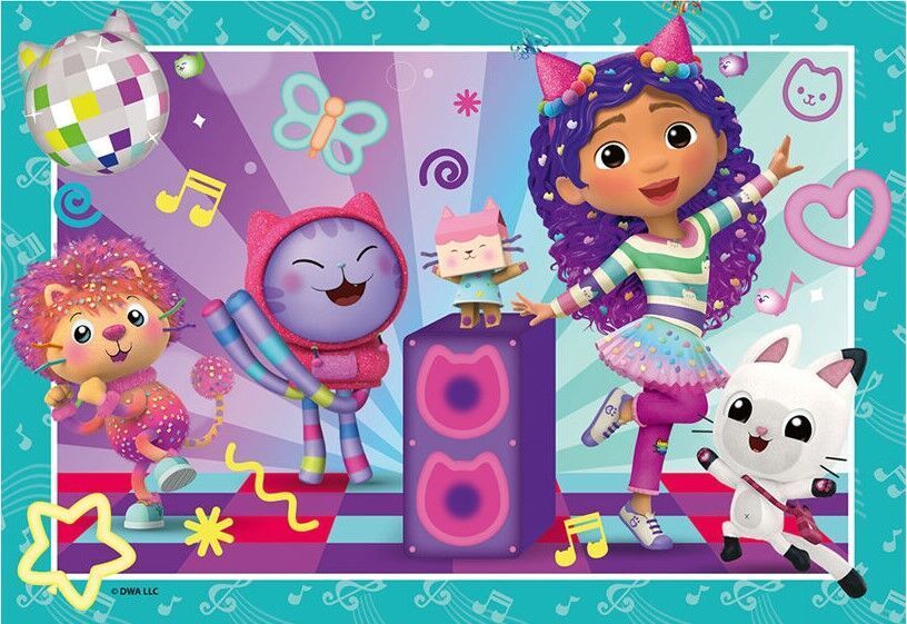 Ravensburger Gabby's Dollhouse Cat-errific Celebration 2x24 Piece Jigsaw Puzzle