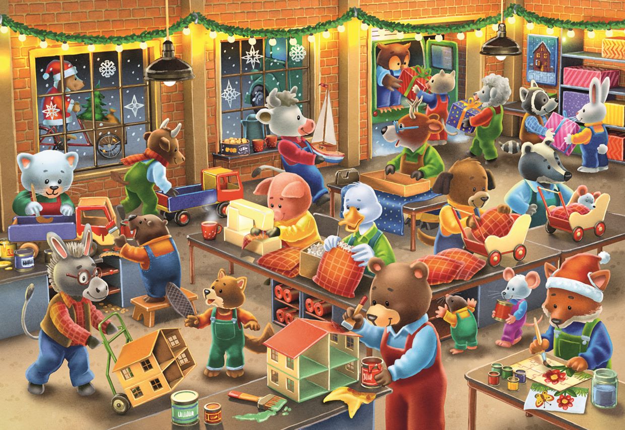 Ravensburger Christmas Toy Factory WT 2x24p