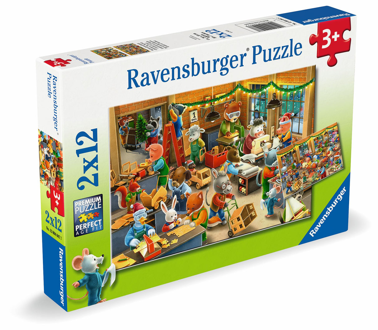 Ravensburger Christmas Toy Factory WT 2x24p