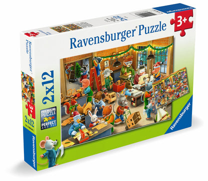 Ravensburger Christmas Toy Factory WT 2x24p