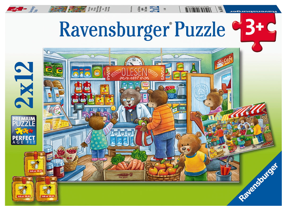 Ravensburger Lets Go Shopping 2x12p
