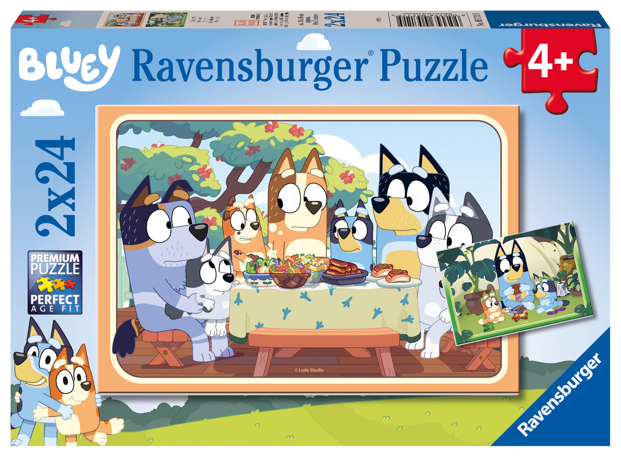 Ravensburger Bluey Puzzle 2x24p